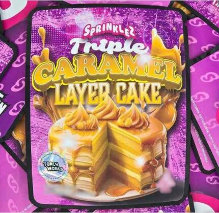 triple caramel layer