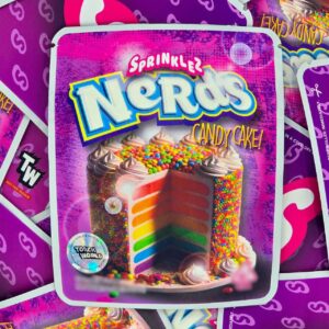 Nerds candy cake